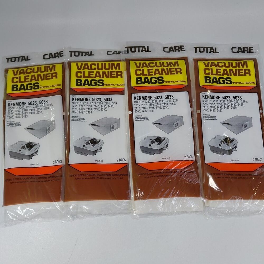 Vintage Total Care Kenmore 5023/33 Vacuum Bags 8 bags total‎ New Old Stock